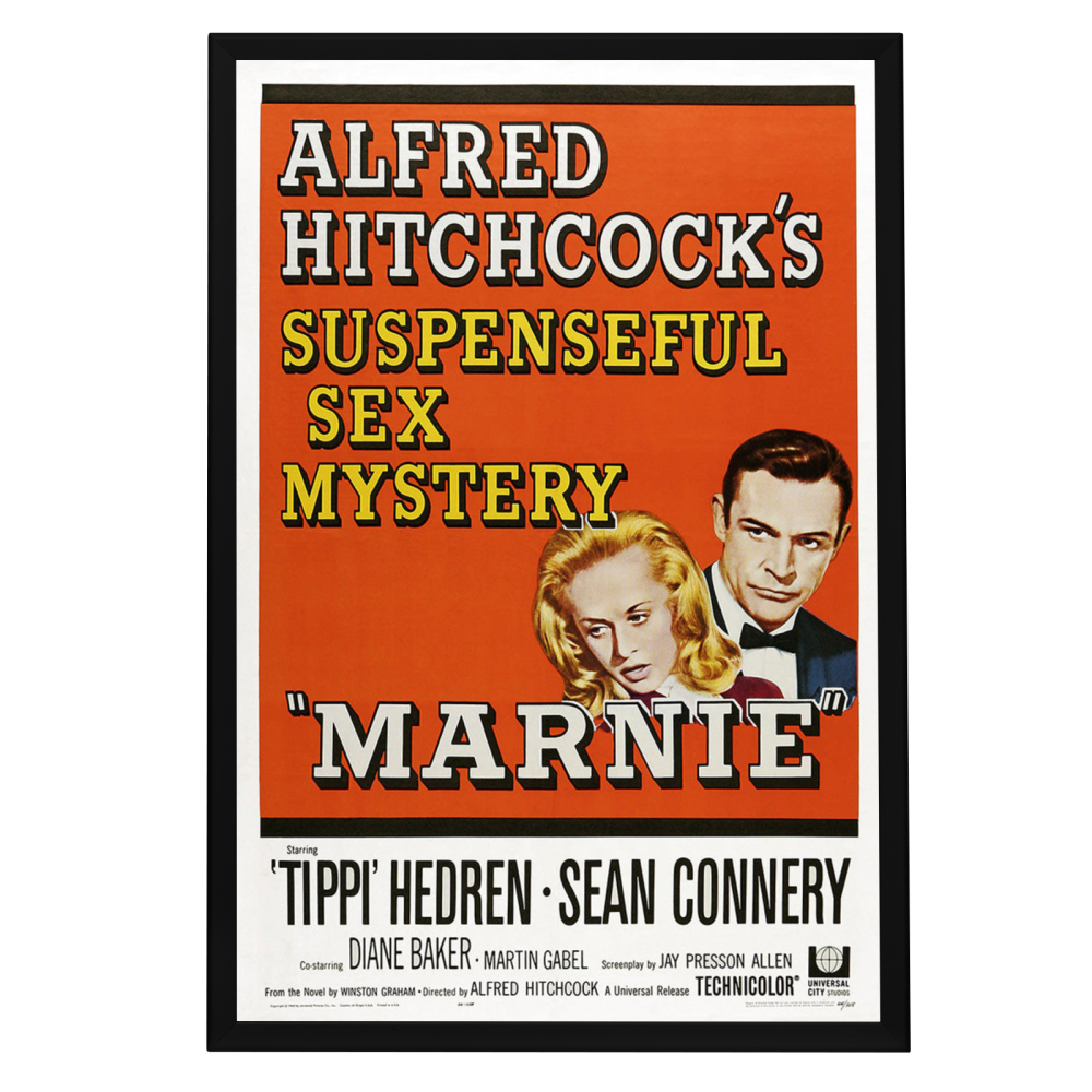 "Marnie" (1964) Framed Movie Poster