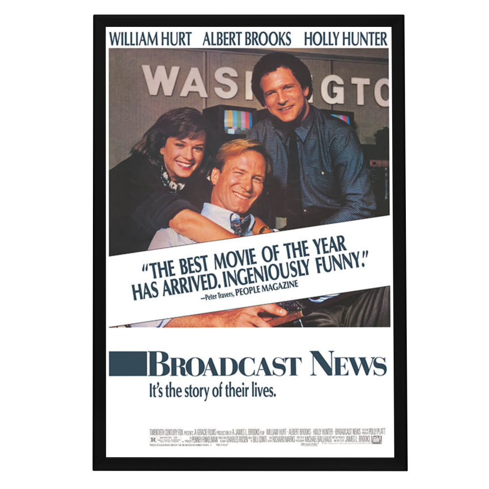 "Broadcast News" (1987) Framed Movie Poster