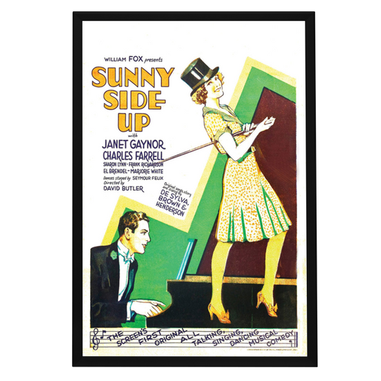 "Sunnyside Up" (1929) Framed Movie Poster