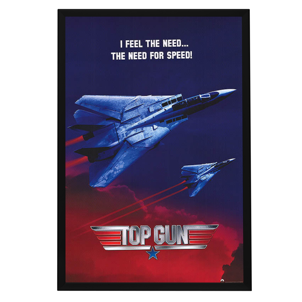 "Top Gun" (1986) Framed Movie Poster