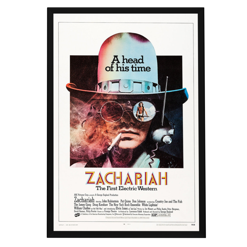 "Zachariah" (1971) Framed Movie Poster