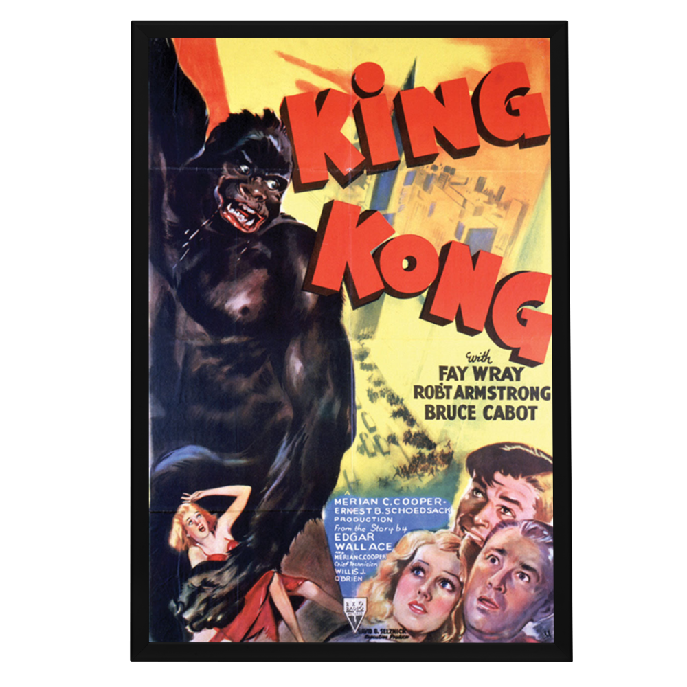 "King Kong" (1933) Framed Movie Poster