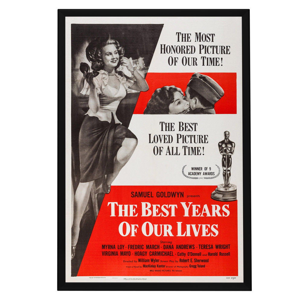 "Best Years Of Our Lives" (1946) Framed Movie Poster