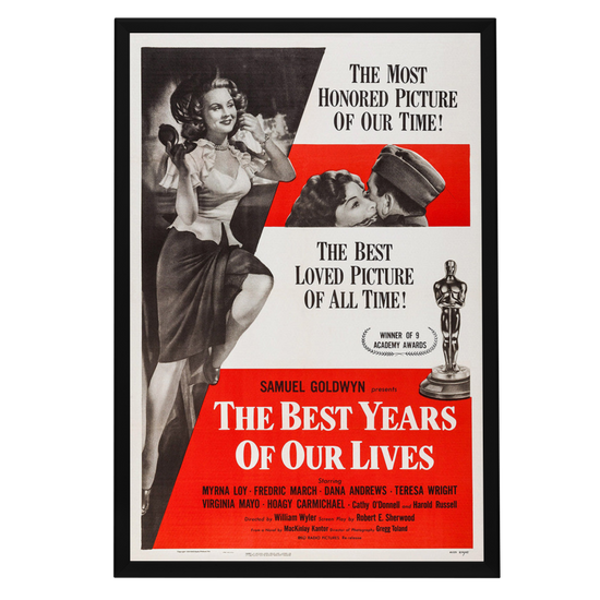 "Best Years Of Our Lives" (1946) Framed Movie Poster