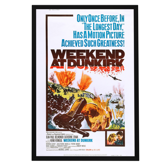 "Weekend At Dunkirk" (1964) Framed Movie Poster