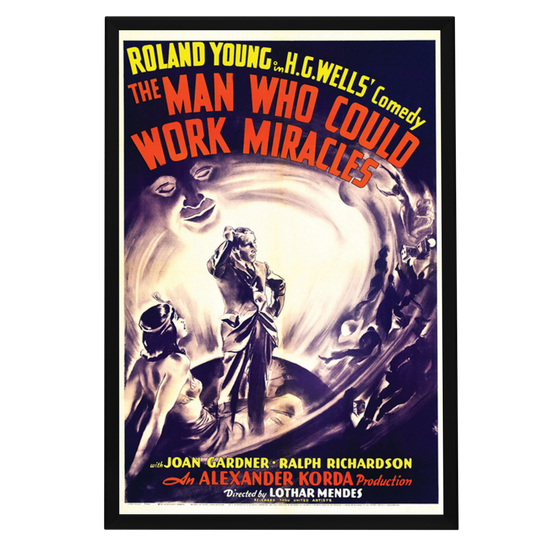 "Man Who Could Work Miracles" (1936) Framed Movie Poster