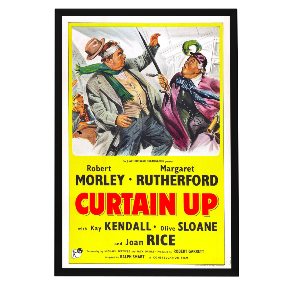 "Curtain Up" (1953) Framed Movie Poster