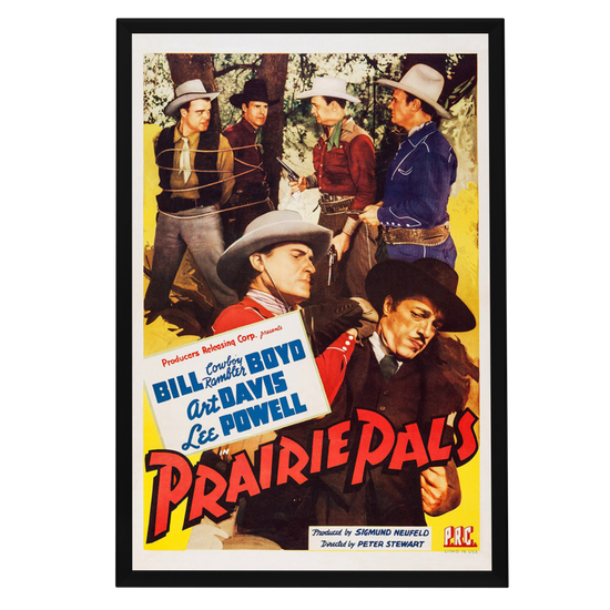 "Prairie Pals" (1942) Framed Movie Poster