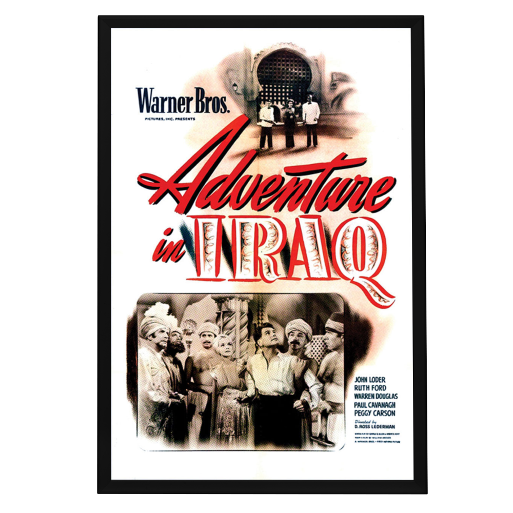 "Adventure In Iraq" (1943) Framed Movie Poster