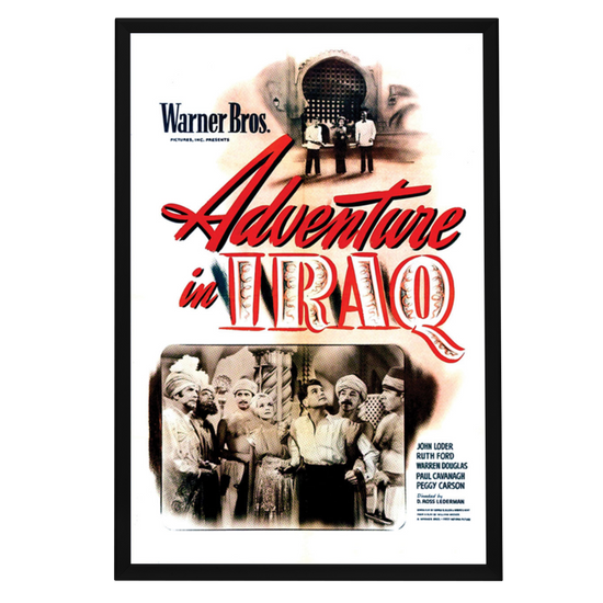 "Adventure In Iraq" (1943) Framed Movie Poster