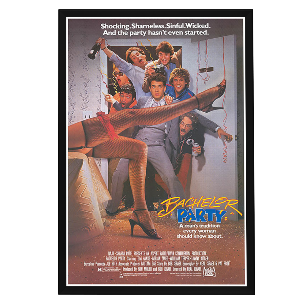 "Bachelor Party" (1984) Framed Movie Poster