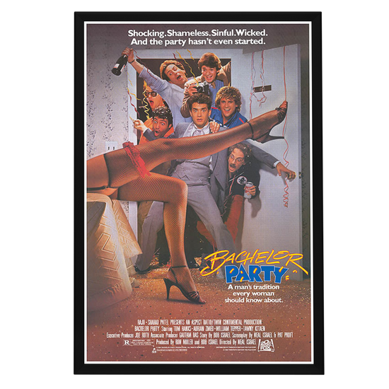 "Bachelor Party" (1984) Framed Movie Poster