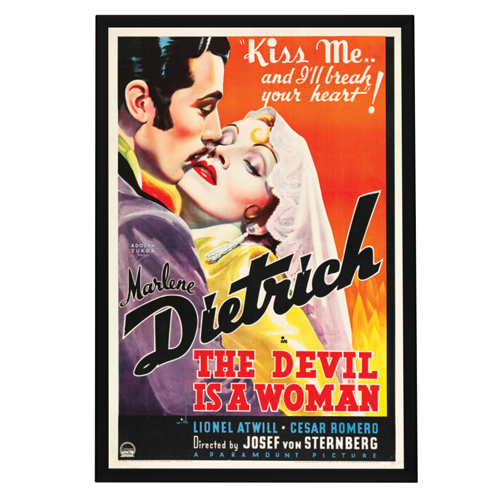 "Devil Is A Woman" (1935) Framed Movie Poster