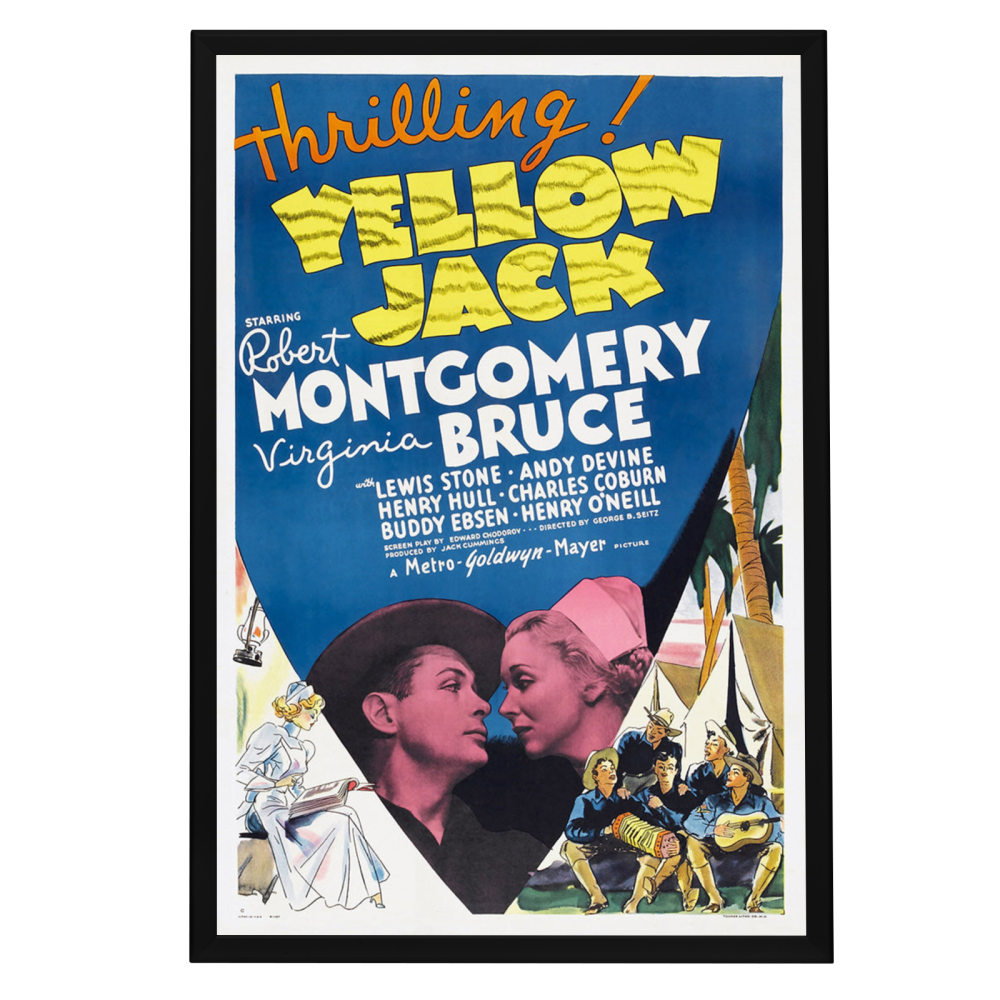 "Yellow Jack" (1938) Framed Movie Poster