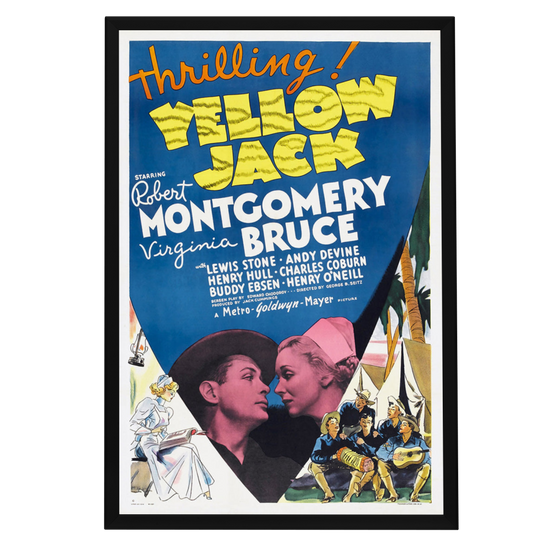 "Yellow Jack" (1938) Framed Movie Poster