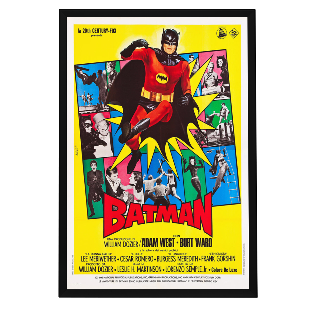 "Batman" (1966) Framed Movie Poster