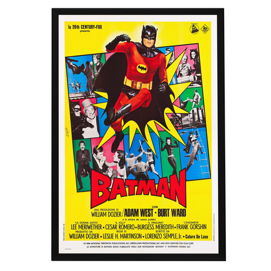 "Batman" (1966) Framed Movie Poster