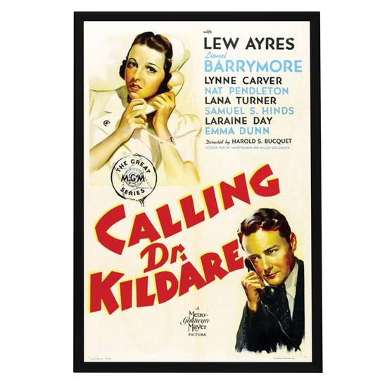 "Calling Dr. Kildare" (1939) Framed Movie Poster