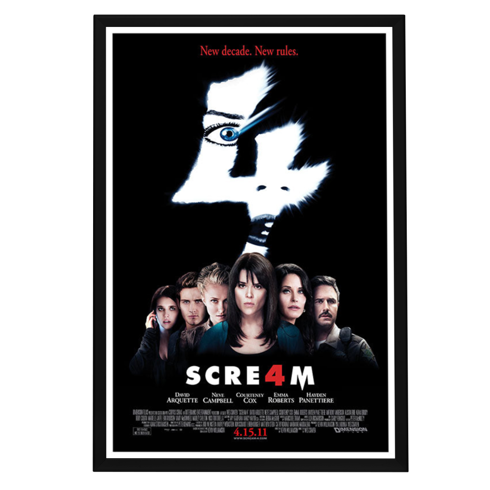 "Scream 4" (2011) Framed Movie Poster