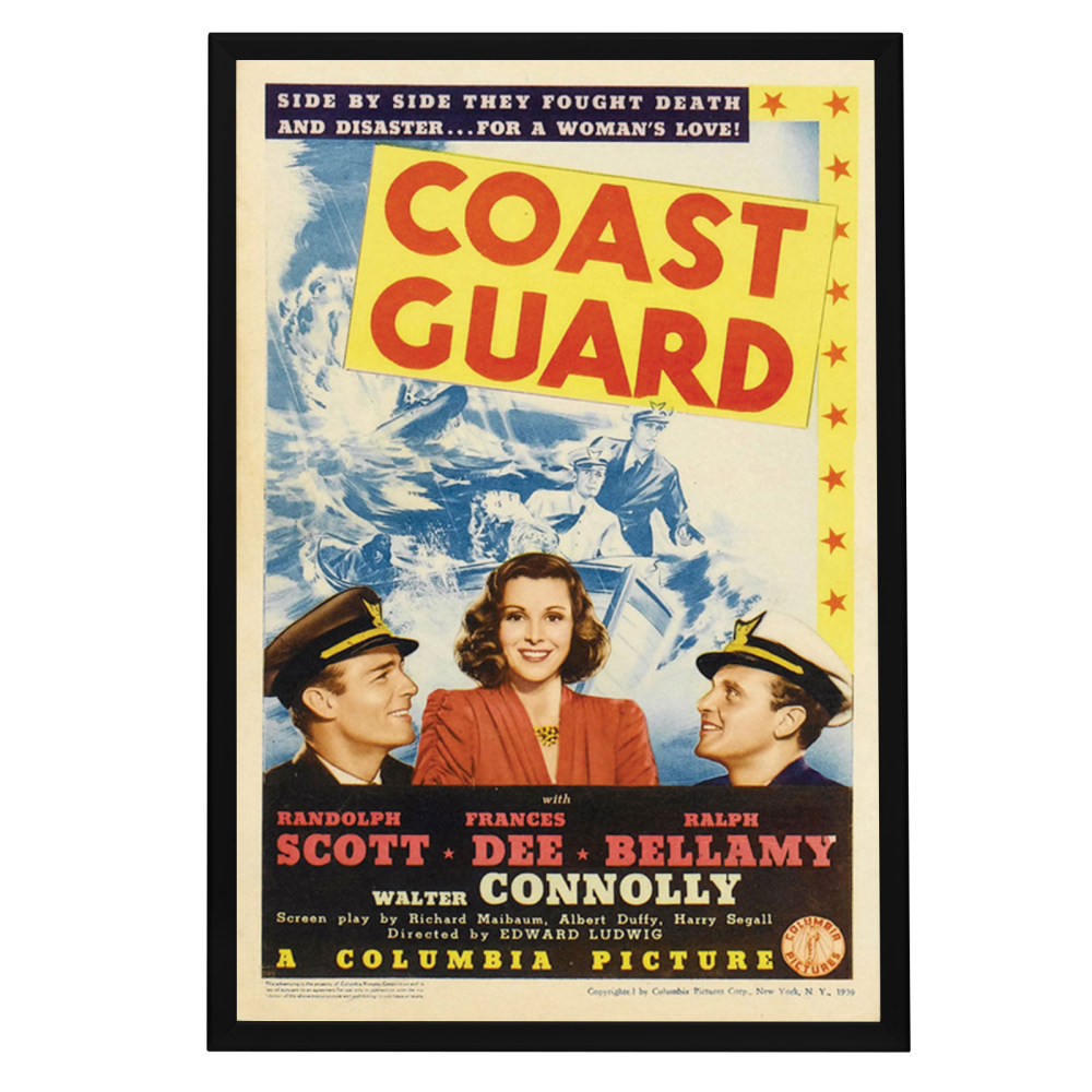 "Coast Guard" (1939) Framed Movie Poster