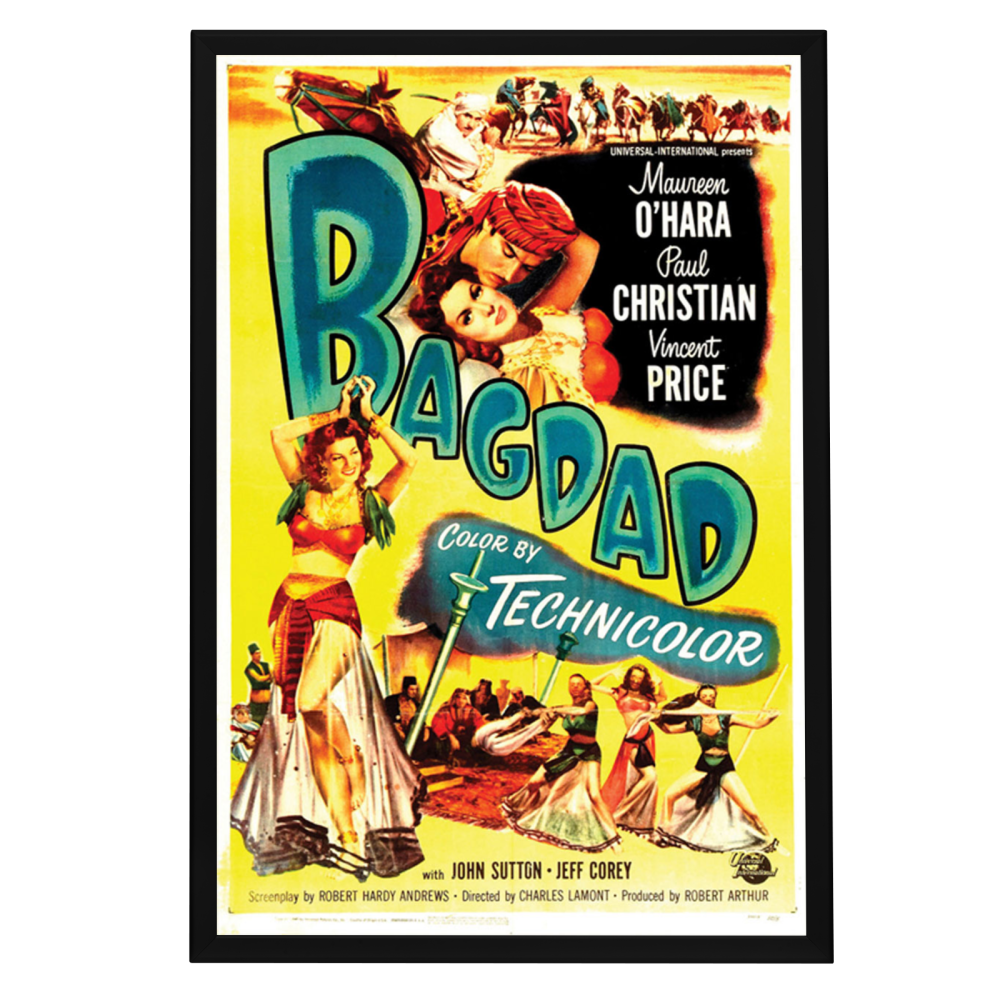 "Bagdad" (1949) Framed Movie Poster