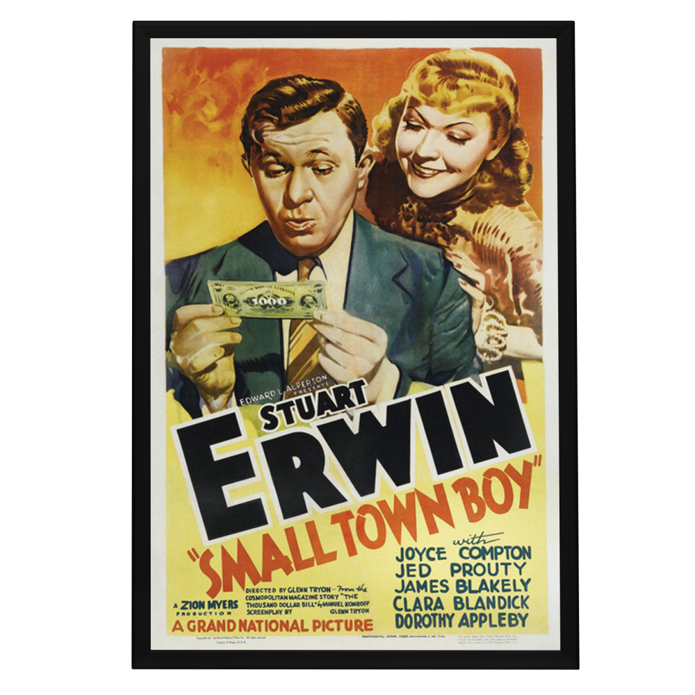 "Small Town Boy" (1937) Framed Movie Poster