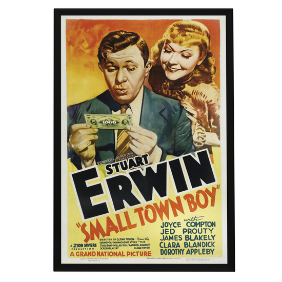 "Small Town Boy" (1937) Framed Movie Poster