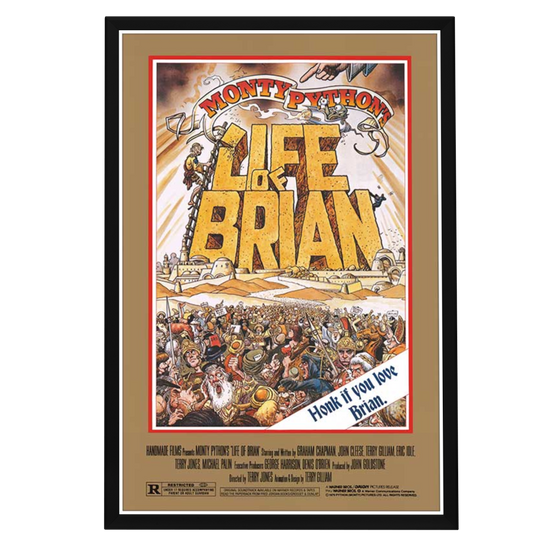 "Life of Brian" (1979) Framed Movie Poster