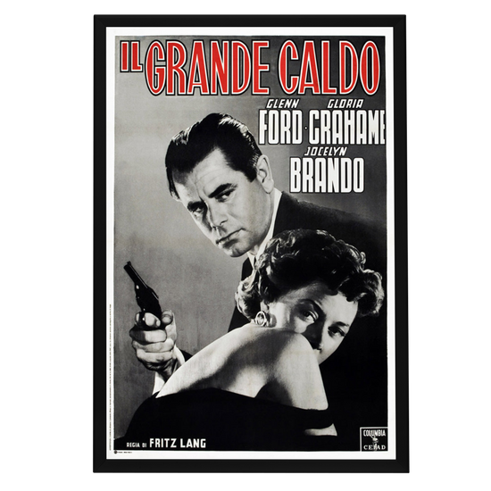 "Big Heat" (1953) Framed Movie Poster