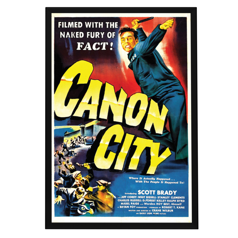 "Canon City" (1948) Framed Movie Poster