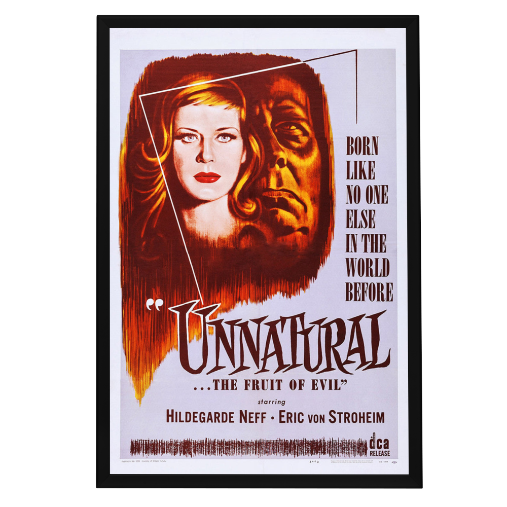 "Unnatural" (1952) Framed Movie Poster
