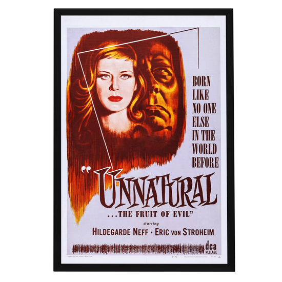 "Unnatural" (1952) Framed Movie Poster