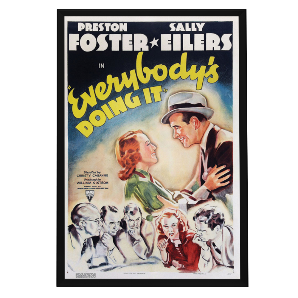 "Everybody's Doing It" (1938) Framed Movie Poster