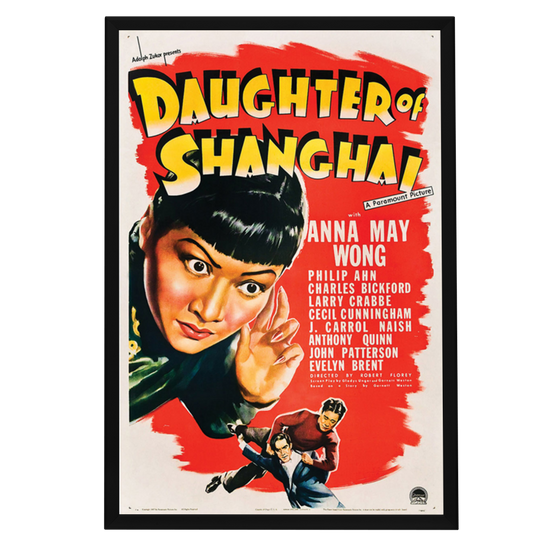 "Daughter Of Shanghai" (1937) Framed Movie Poster