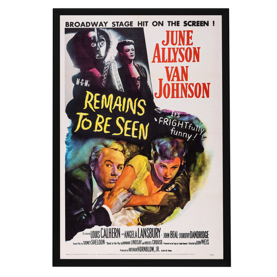 "Remains To Be Seen" (1953) Framed Movie Poster