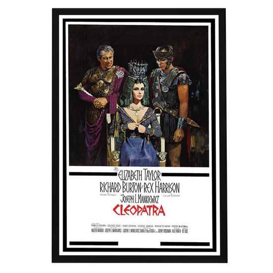 "Cleopatra" (1963) Framed Movie Poster