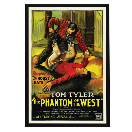 "Phantom Of The West" (1931) Framed Movie Poster