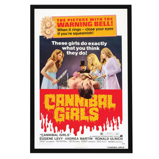 "Cannibal Girls" (1973) Framed Movie Poster