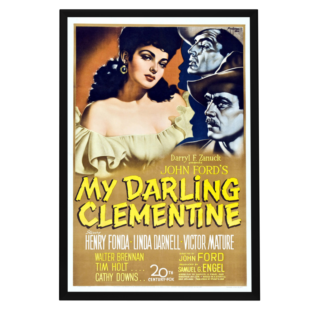 "My Darling Clementine" (1946) Framed Movie Poster