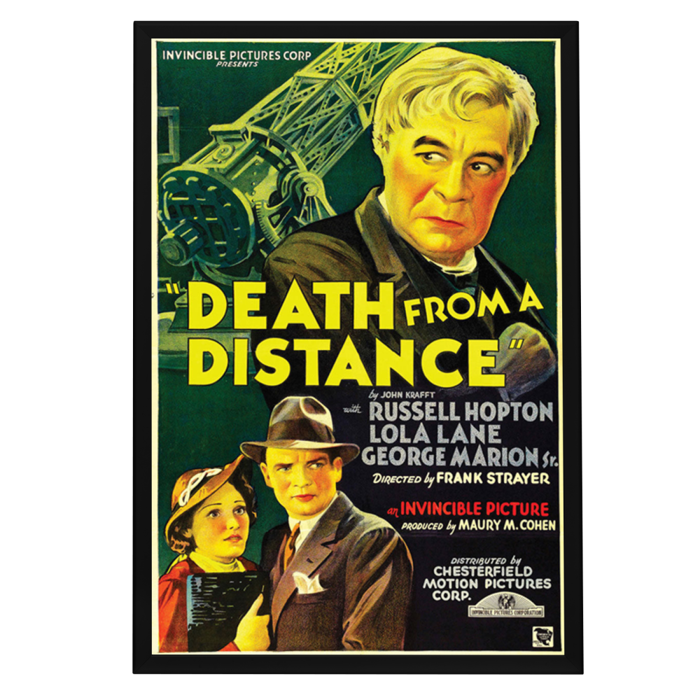 "Death From A Distance" (1935) Framed Movie Poster