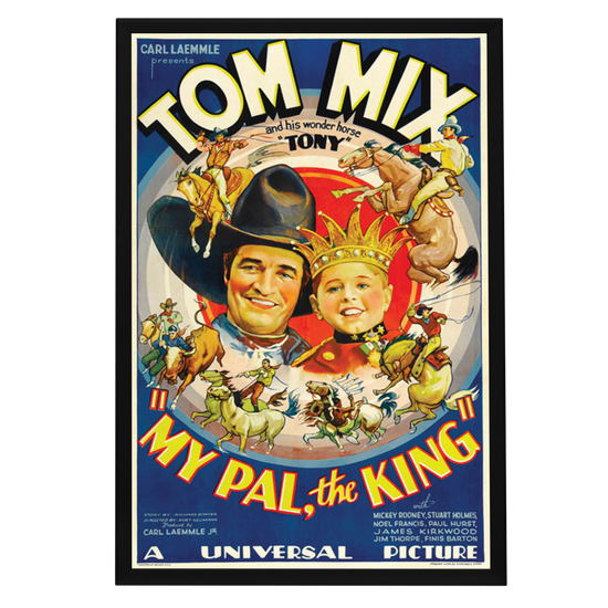 "My Pal, The King" (1932) Framed Movie Poster