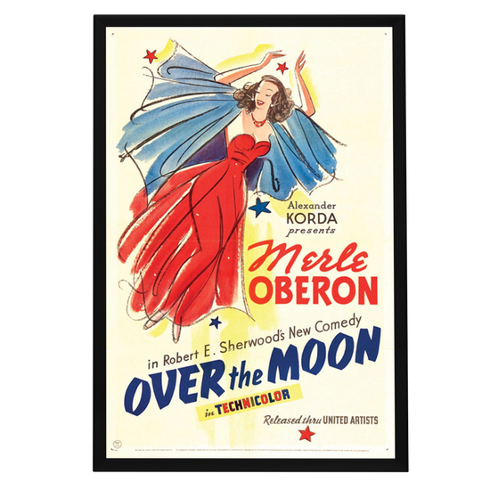 "Over The Moon" (1939) Framed Movie Poster