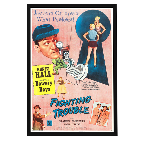 "Fighting Trouble" (1956) Framed Movie Poster