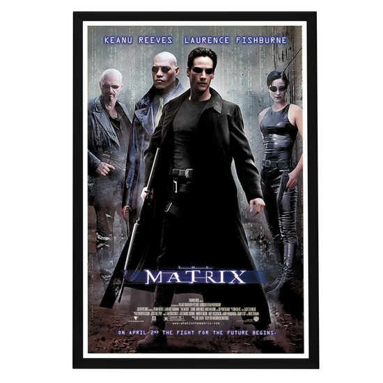 "Matrix" (1999) Framed Movie Poster