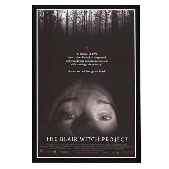 "Blair Witch Project" (1999) Framed Movie Poster