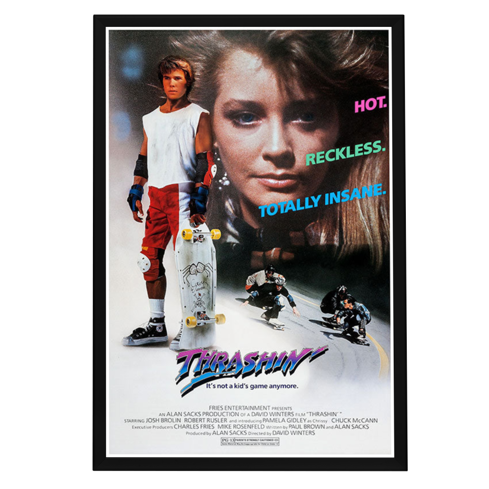 "Thrashin'" (1986) Framed Movie Poster