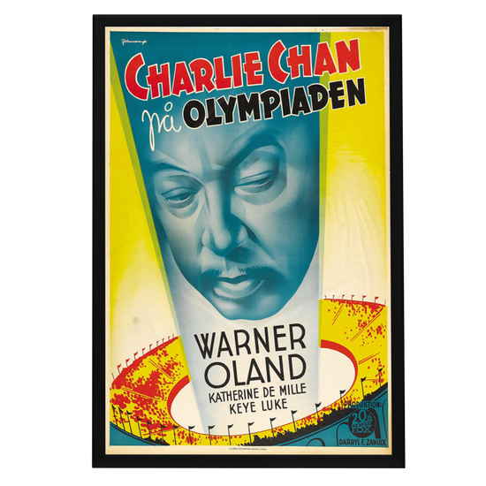 "Charlie Chan At The Olympics" (1937) Framed Movie Poster