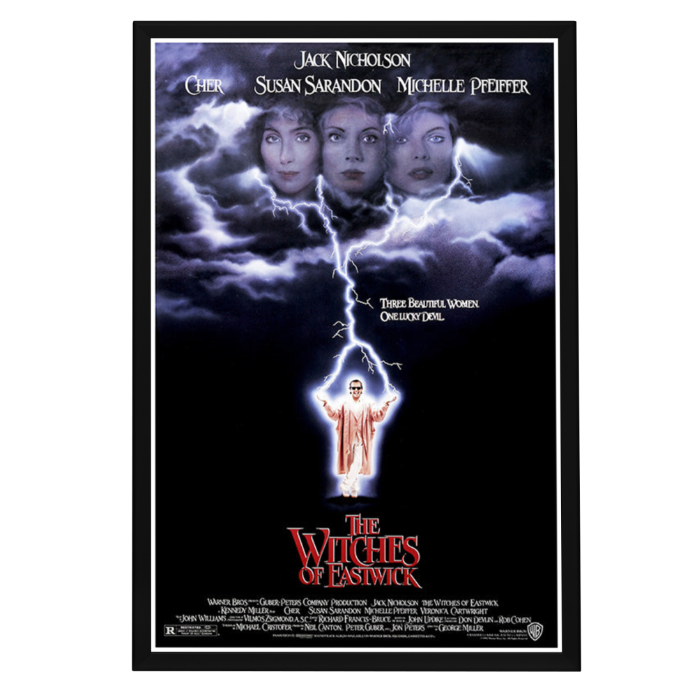 "Witches of Eastwick" (1987) Framed Movie Poster