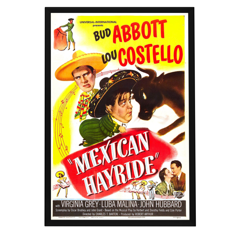 "Mexican Hayride" (1948) Framed Movie Poster