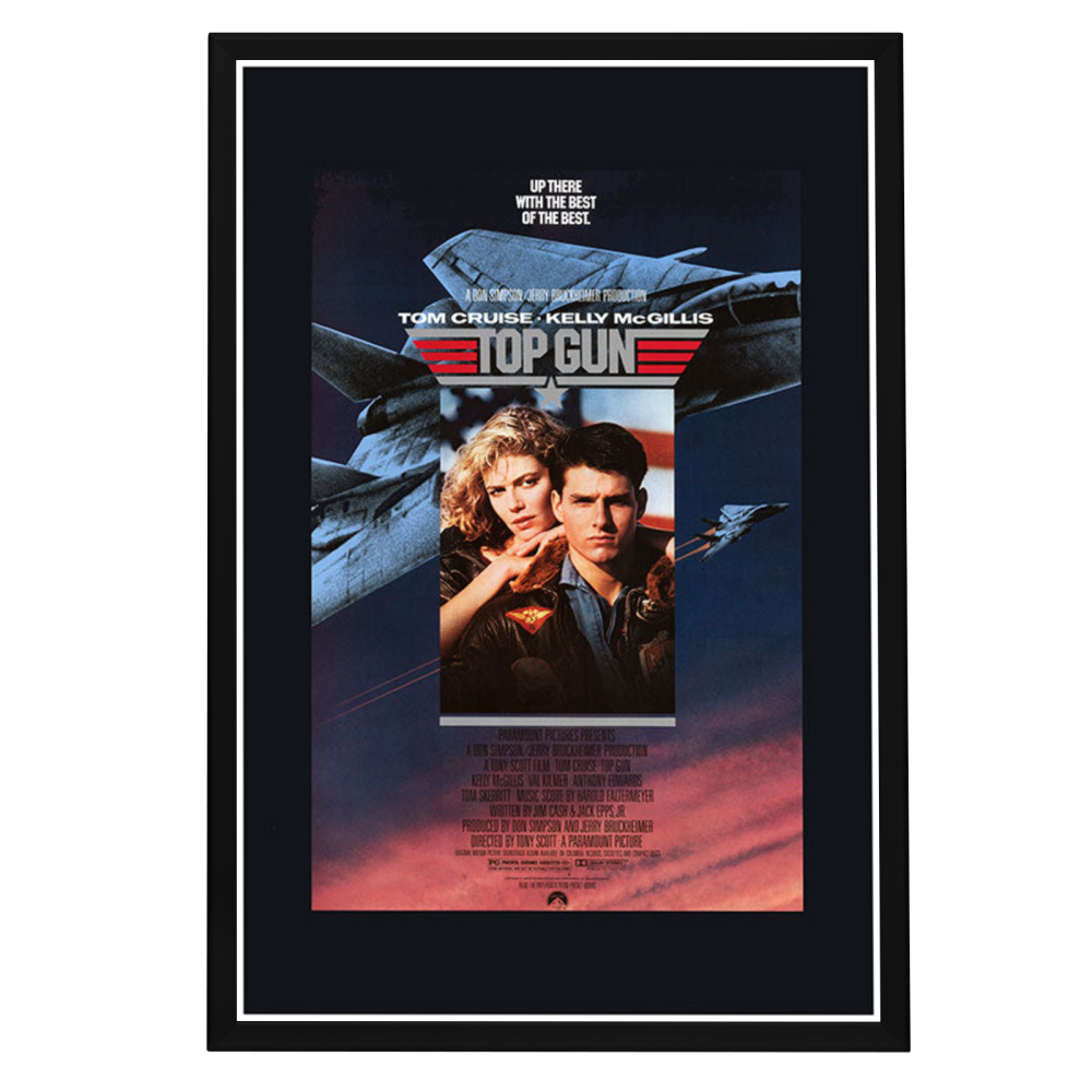 "Top Gun" (1986) Framed Movie Poster